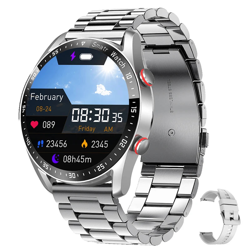 Smart watch (unisex) 
Bluetooth,calls,heath detector (o2 blood ,Heart rate,stress etc...)