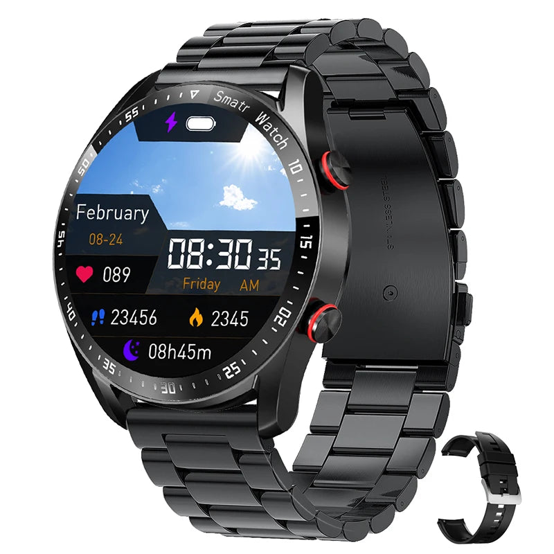 Smart watch (unisex) 
Bluetooth,calls,heath detector (o2 blood ,Heart rate,stress etc...)