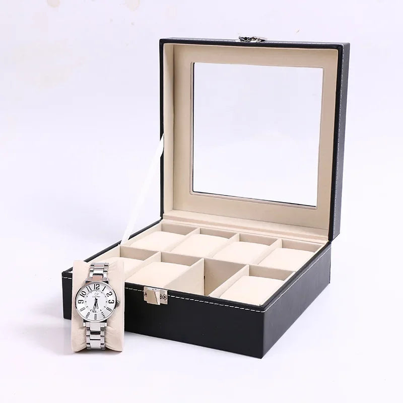 watch case with plastic cover