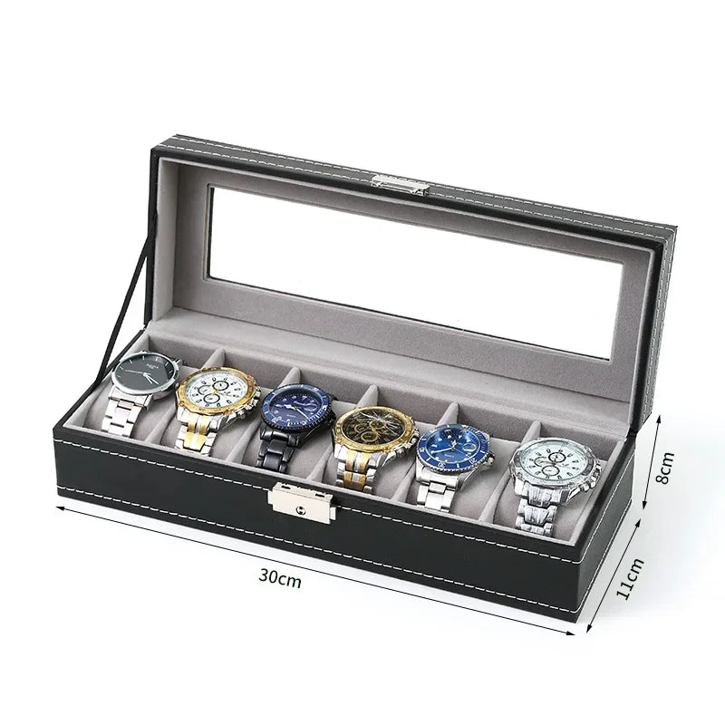 watch case with plastic cover