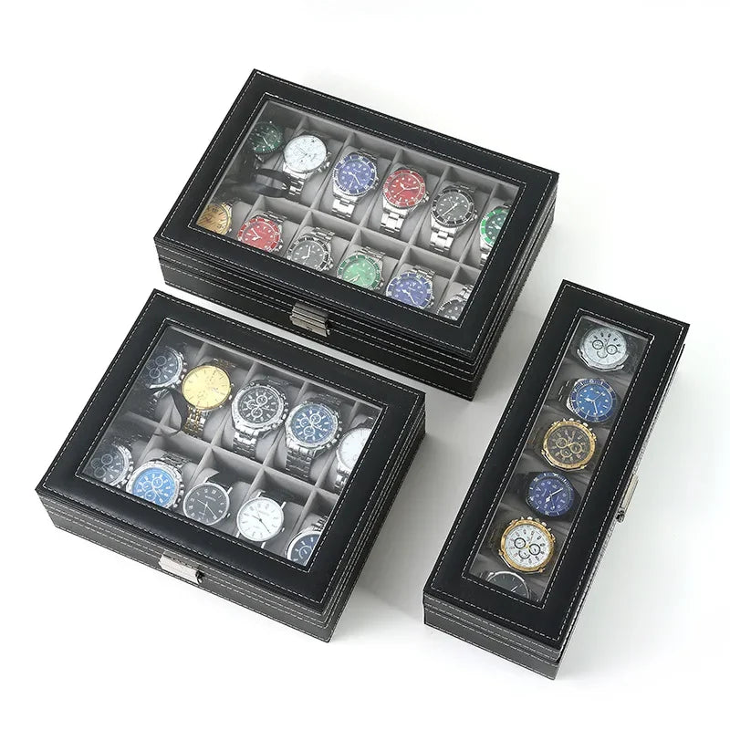 watch case with plastic cover